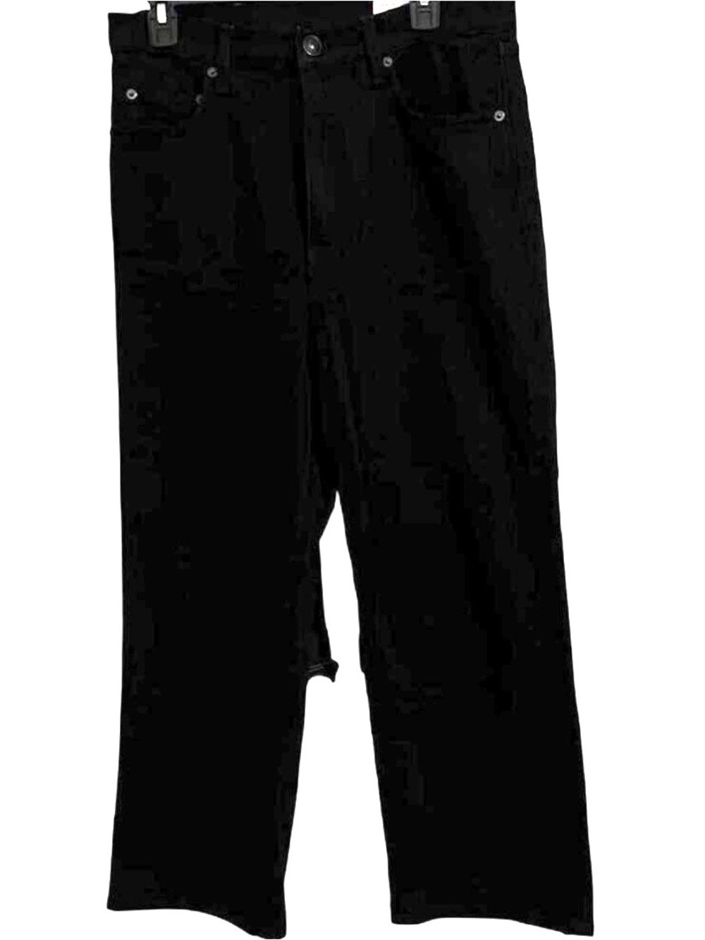 Rag & Bone Shea black high-waisted straight-leg jeans size 31” waist, profession